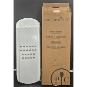 Pampered Chef White Veggie Strip Maker